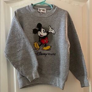 Vintage Walt Disney World Kids Mickey Mouse Sweatshirt